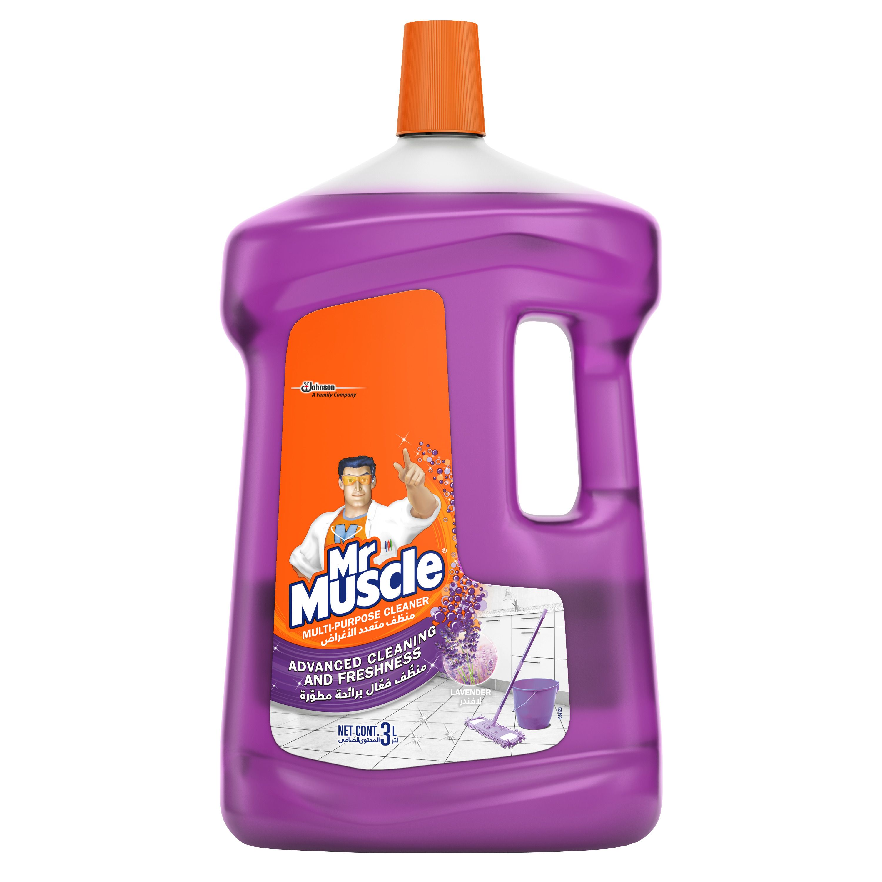 Buy Mr. Muscle Lavender MultiPurpose Floor Cleaner, 3L Online in UAE