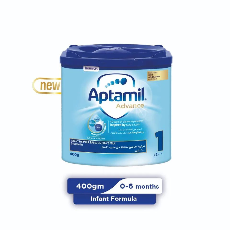 Buy Aptamil Advance 1 Infant Formula For 0-6 Months, 400g Online in Kuwait