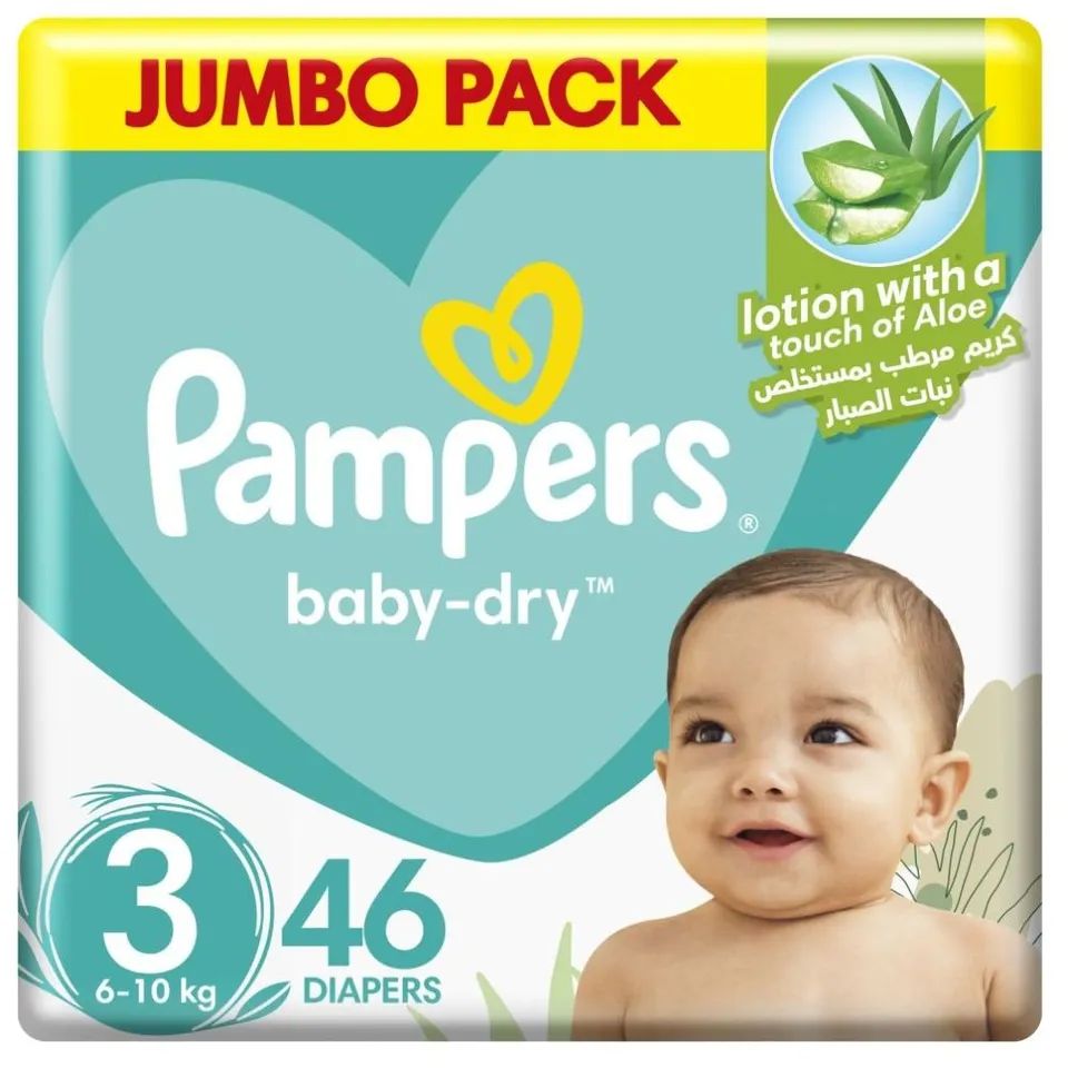 Buy Pampers Comfort Size 3 Leakage Protection 6-10kg Baby-Dry Diapers