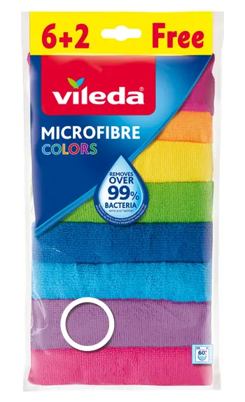 Vileda Microfibre Colors 6pieces