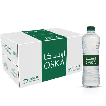 Oska Bottled Drinking Water Box 24 × 600Ml