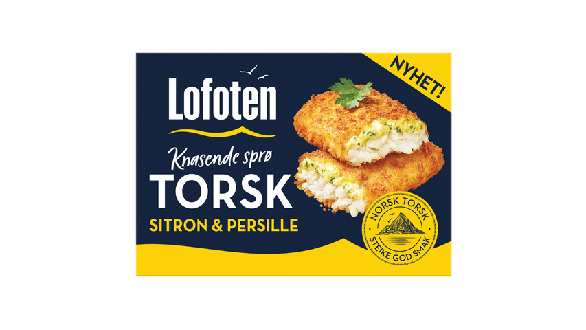 Lofoten Torsk Fylt Sitron /& Persille | 400g