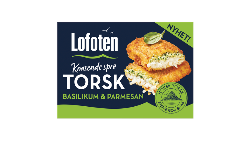 Lofoten Torsk Fylt Basilikum & Parmesan | 400g