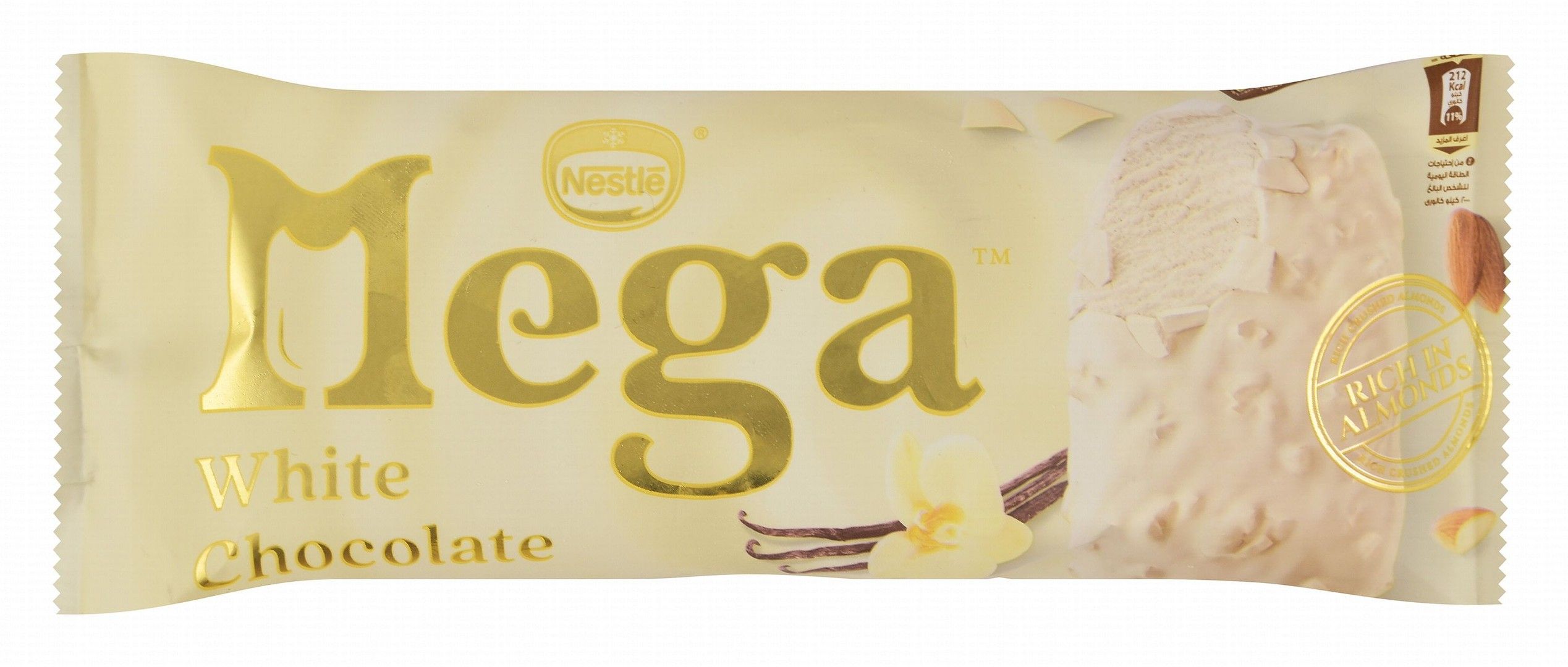 Buy Nestle Mega White Chocolate Ice Cream Stick, 95ml Online in Egypt ...