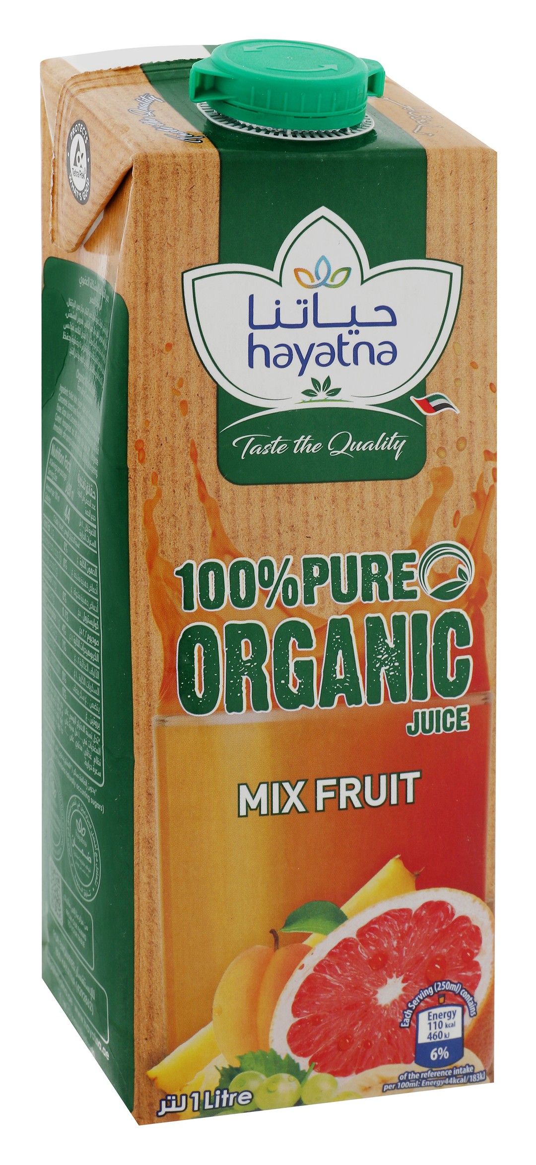 Buy Hayatna Organic Mix Fruit UHT Juice 1 L Online in Oman Talabat Oman