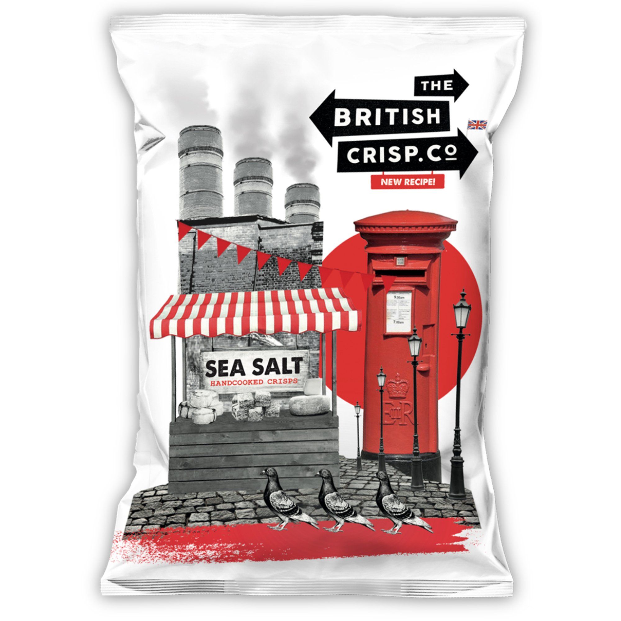 Buy The British Crisp Sea Salt Crisps, 40g Online in Kuwait | Talabat ...