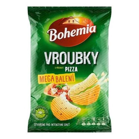 Bohemia Crinkled Chips with Pizza Flavor | 190 g