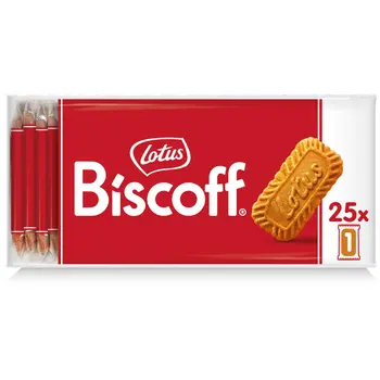 Lotus Biscoff Original Caramelised Biscuits 25 Pcs x156g