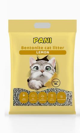 Buy Pani Bentonite Cat Litter - Lemon, 5L Online in Kuwait | Talabat Kuwait