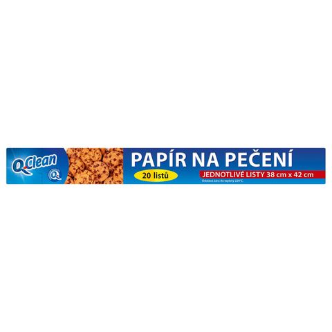 Q Clean papír na pečení | 20 x 1 kus