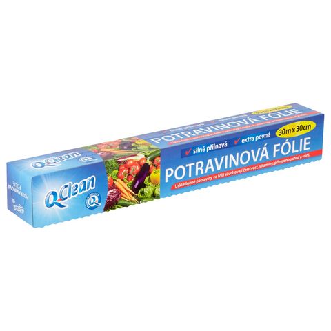 Q Clean potravinová fólie 30m 9my | 1 kus