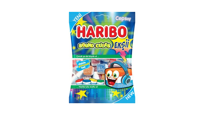 Haribo Ekşii Sound Cubes 30 g - yemeksepeti.com