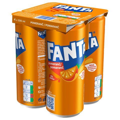 Fanta Pomeranč | 4 x 330 ml