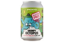 MONYO Grumpy Octopus West Coast Gluten-Free IPA Top-Fermented Unfiltered Beer 5,8% 330 ml