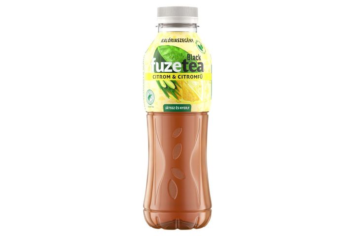 FuzeTea szénsavmentes citrom- és citromfűízű üdítőital fekete tea kivonattal 500 ml