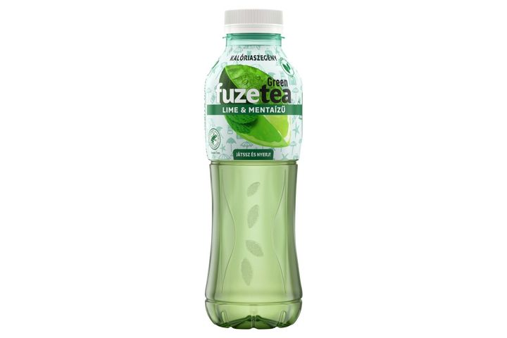 FuzeTea szénsavmentes lime- és mentaízű üdítőital zöld tea kivonattal 500 ml