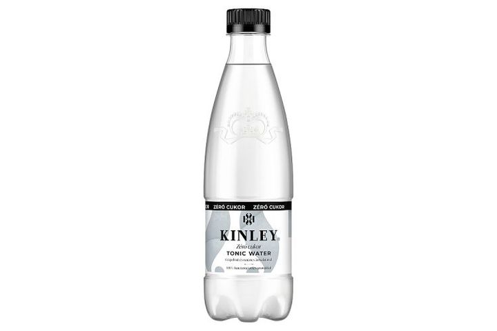 Kinley Tonic Water Zéró cukor energiamentes szénsavas üdítőital édesítőszerekkel 500 ml