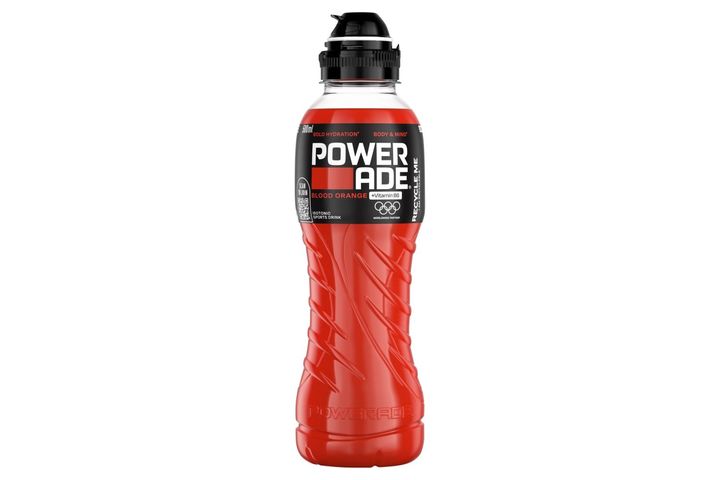 Powerade Blood Orange szénsavmentes, vérnarancsízű izotóniás sportital 500 ml