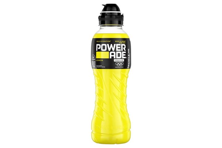 Powerade Lemon Non-Carbonated Isotonic Sports Drink with Sugar and Sweetener 500 ml