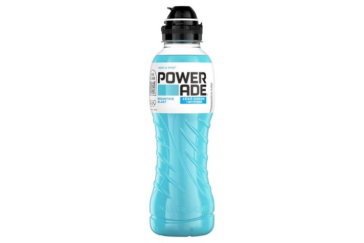 Powerade Mountain Blast zéró cukor vegyes bogyósgyümölcs ízű energiamentes ital 500 ml