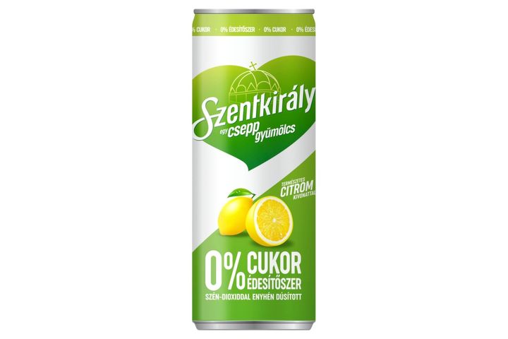 Szentkirályi Egy csepp gyümölcs Lightly Carbonated Lemon Flavoured Drink 250 ml