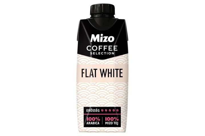 Mizo Coffee Selection Flat White UHT Semi-Fat Coffee Milk Drink 330 ml