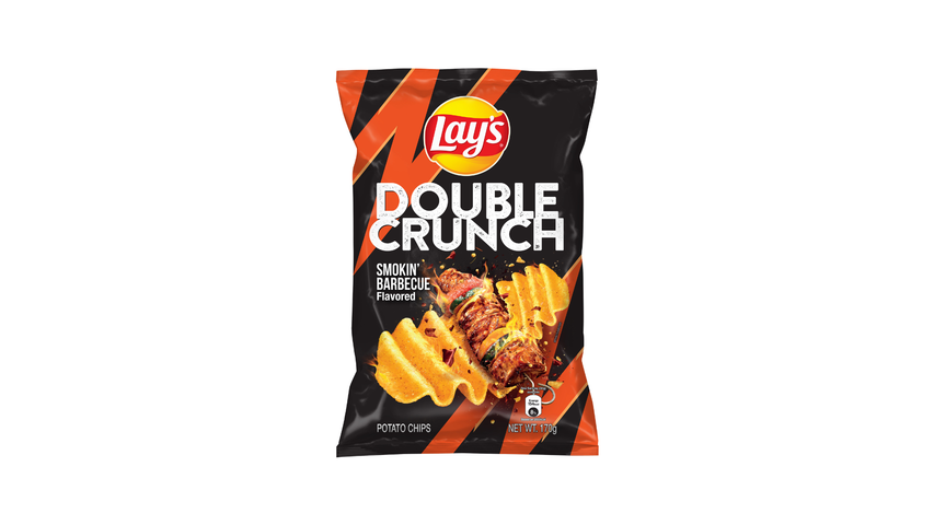 Lay's Double Crunch Smokin' Barbecue Potato Chips 170g delivery near ...