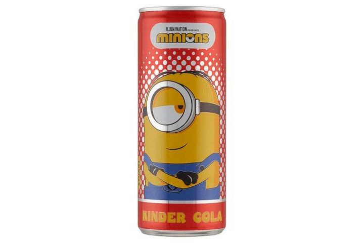 Vitamizu Minions gyerek cola szénsavmentes cola ízű ital cukorral és édesítőszerrel 250 ml