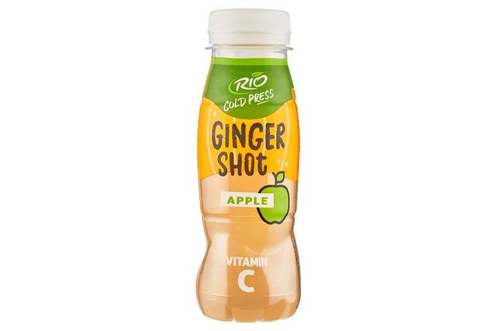 RIO Ginger Shot hidegen préselt almalé gyömbérrel és C-vitaminnal 180 ml