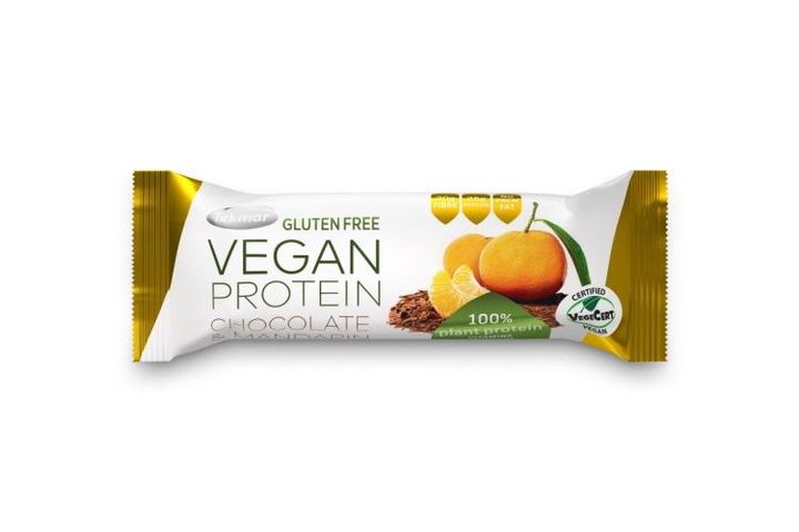 Tekmar Greenline Vegán protein szelet csokoládés & mandarinos 40 g