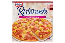 Dr. Oetker Ristorante Pizza Diavola gyorsfagyasztott pizza csípős szalámival, chili paprikával 350 g