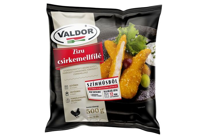 Valdor Zizu Quick-Frozen, Breaded, Chicken Fillets 500 g