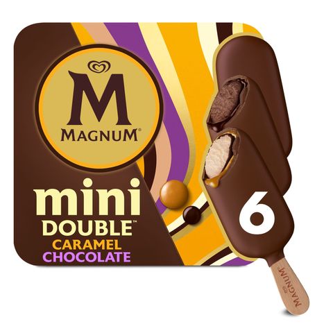 Magnum Mini Multipack jégkrém dupla karamell - dupla csokoládé 6 x 55 ml