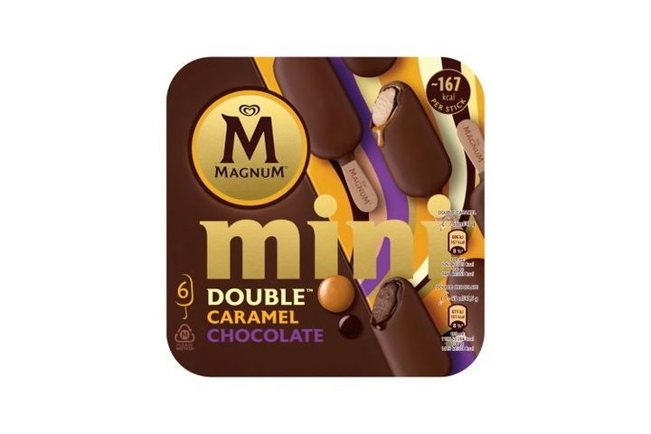 Magnum Mini Double Caramel & Double Chocolate Ice Cream 6 pcs 330 ml