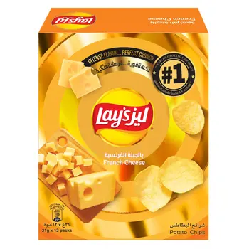 Lay's French Cheese Potato Chips 21gmx12