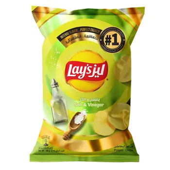 Lay’s Salt And Vinegar Potato Chips 155g