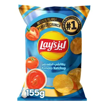 Lay’s Tomato Ketchup Potato Chips 155g