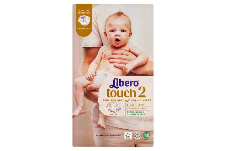 Libero Touch 2 3-6kg 62p