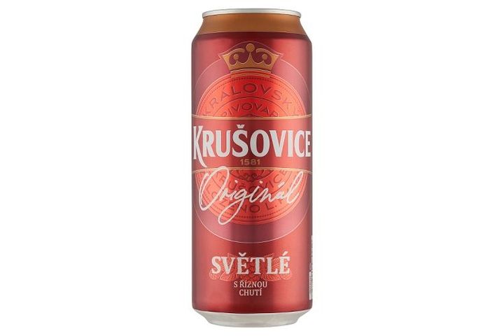 Krušovice Světlé Original Lager Beer 4,2% 0,5 l Can