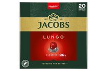 Jacobs Lungo Classico őrölt-pörkölt kávé kapszulában 20 db 104 g