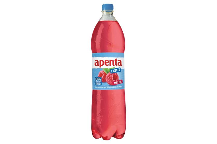 Apenta Light Raspberry Soft Drink with Lightly Carbonated Mineral Water with Sweeteners 1,5 l