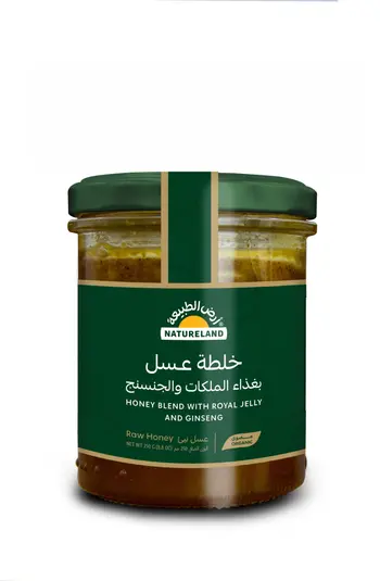 Natureland Honey Blend Royal Jelly And Ginseng 250g