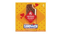 Hennig-Olsen Sandwich Salt Karamell Is | 6stk