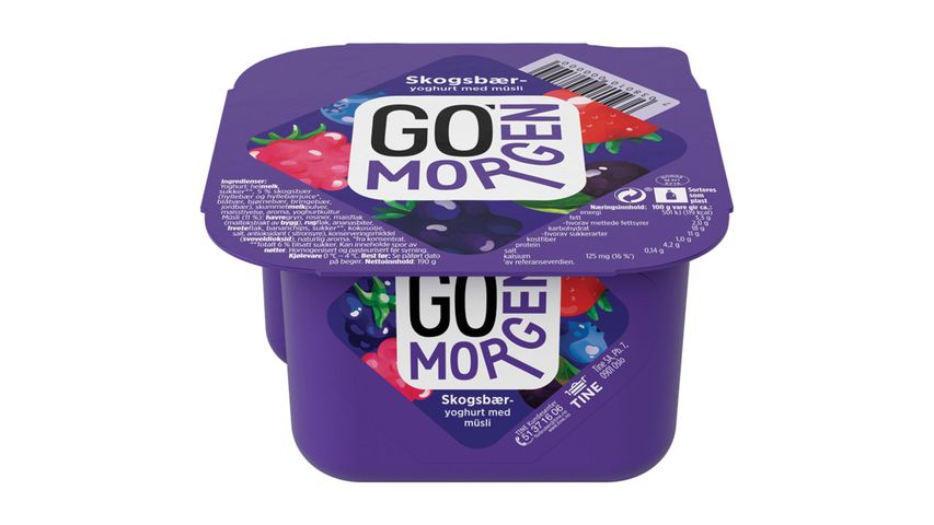 Go'morgen Yoghurt Skogsbær | 190g