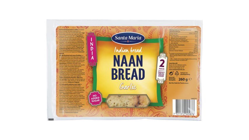 Santa Maria Naan Garlic Bread | 260g