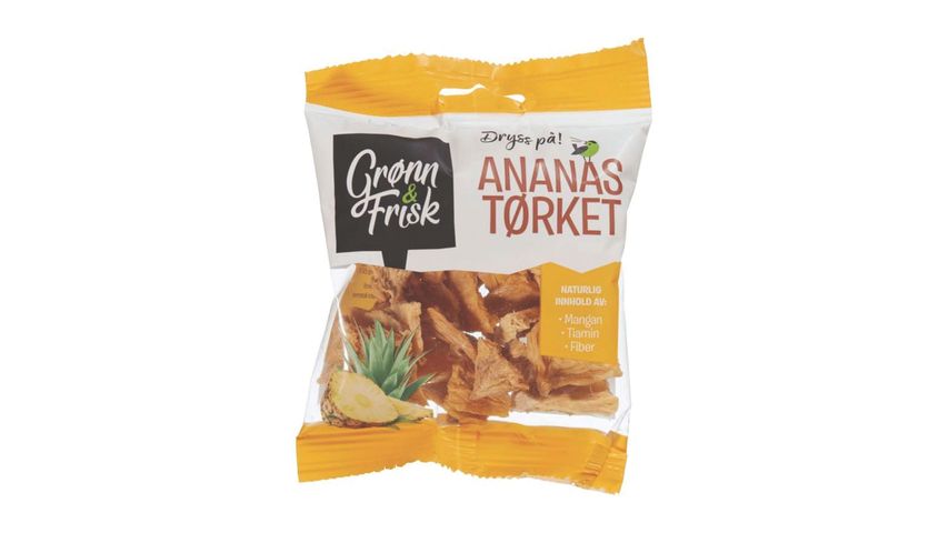 Grønn & Frisk Ananas Tørket | 70g