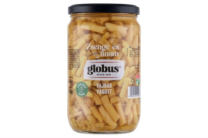 Globus Zsenge és finom vágott vajbab 660 g