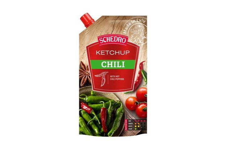 SCHEDRO kechup with chili 250 g