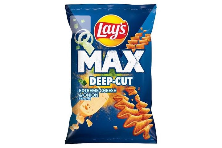 Lay's Maxx sajtos-újhagymás ízű burgonyachips 55 g