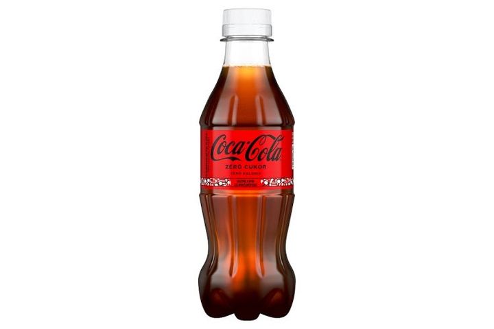 Coca Cola Zero Cola Flavoured Energy-Free Carbonated Soft Drink with Sweeteners 300 ml